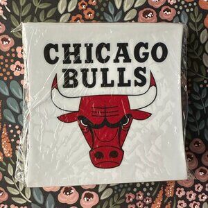 NEW lot of 50 chicago bulls stickers ⚡️ 4" x 4"